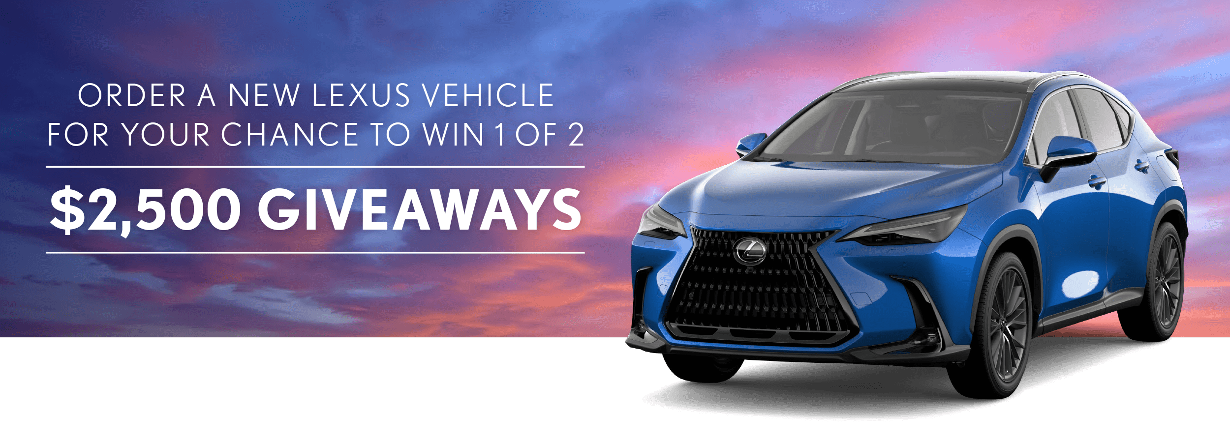Birchwood Lexus $2500 Giveaway With the Purchase of a New Vehicle